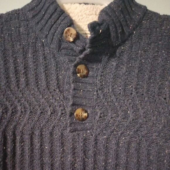 Cat &Jack boys sweater with button neckline and lined collar - Picture 6 of 9